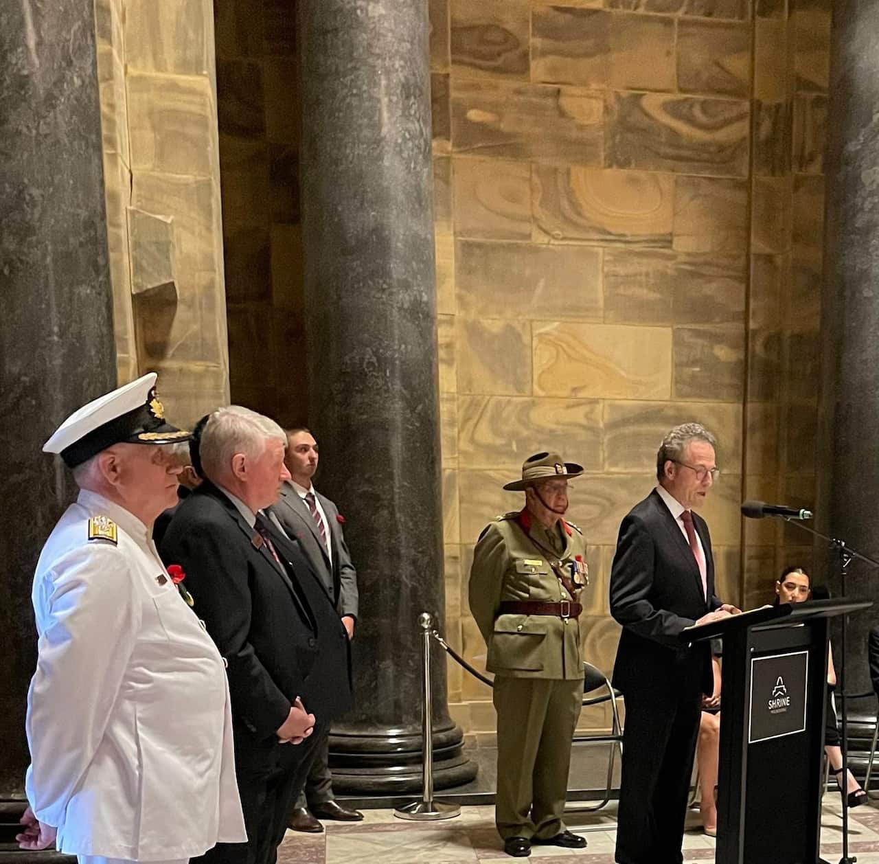 Çanakkale Savaşı'nın bitişinin 109'ncu yılı için bir tören düzenlendi. .jpg