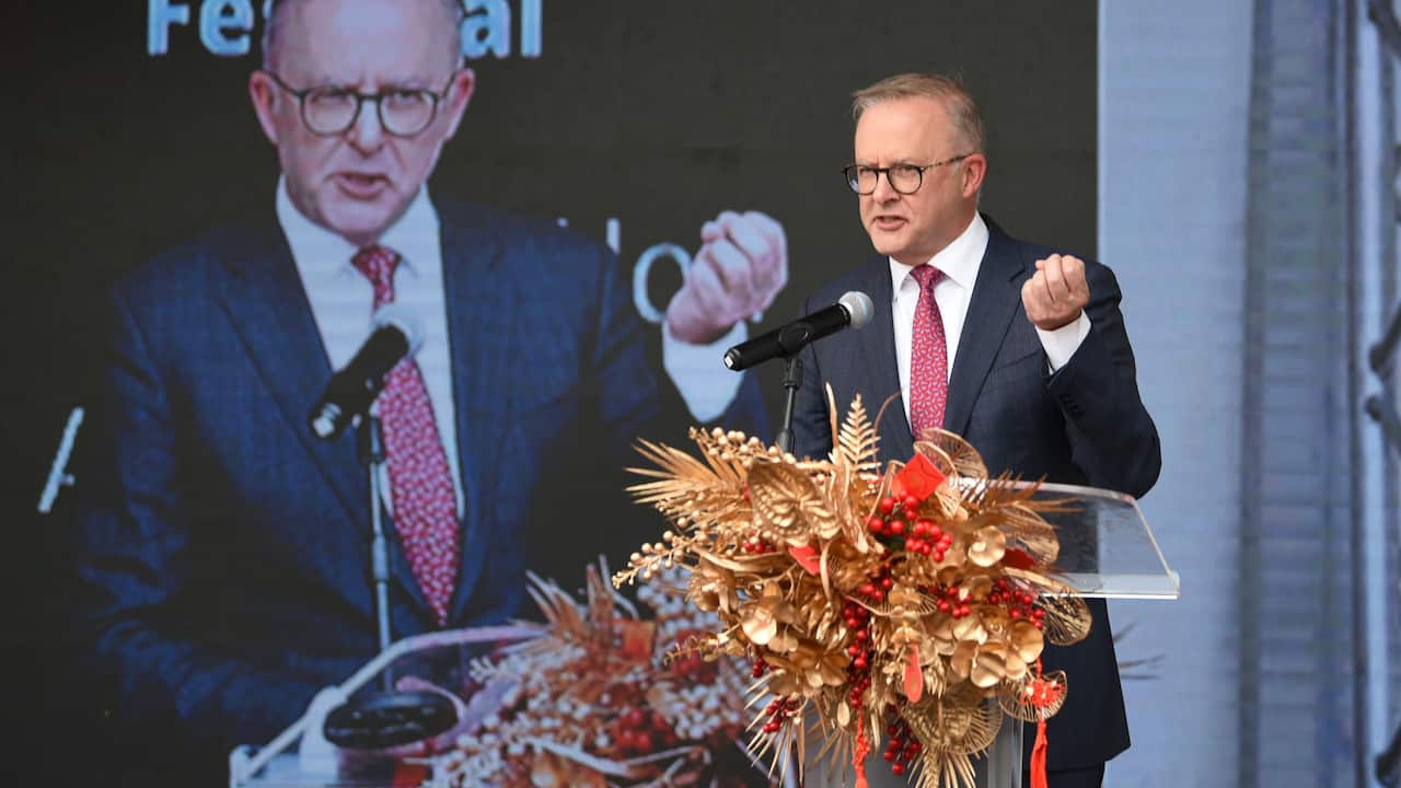 Anthony Albanese, PM of Australia, attended a Lunar New Year festival in Box Hill, Sat 28 Jan 2023