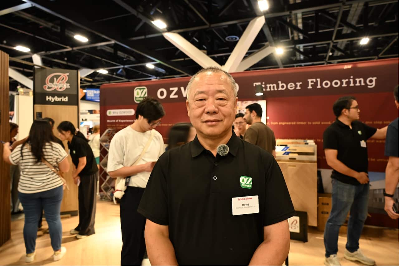 在悉尼从事地板行业超过15年的商家 David Wu。