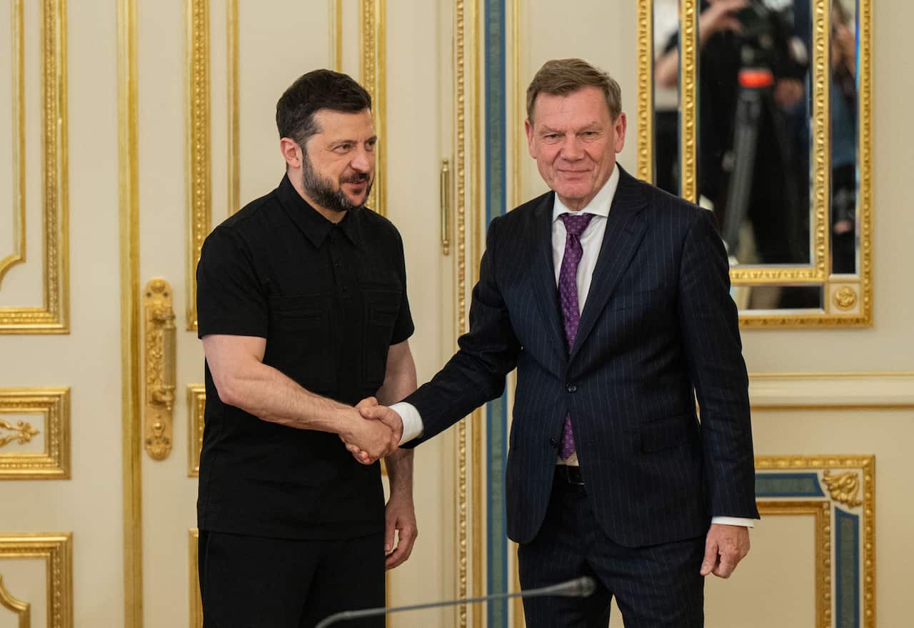 Meeting between Volodymyr Zelenskyy and Johann Wadephul in Kyiv