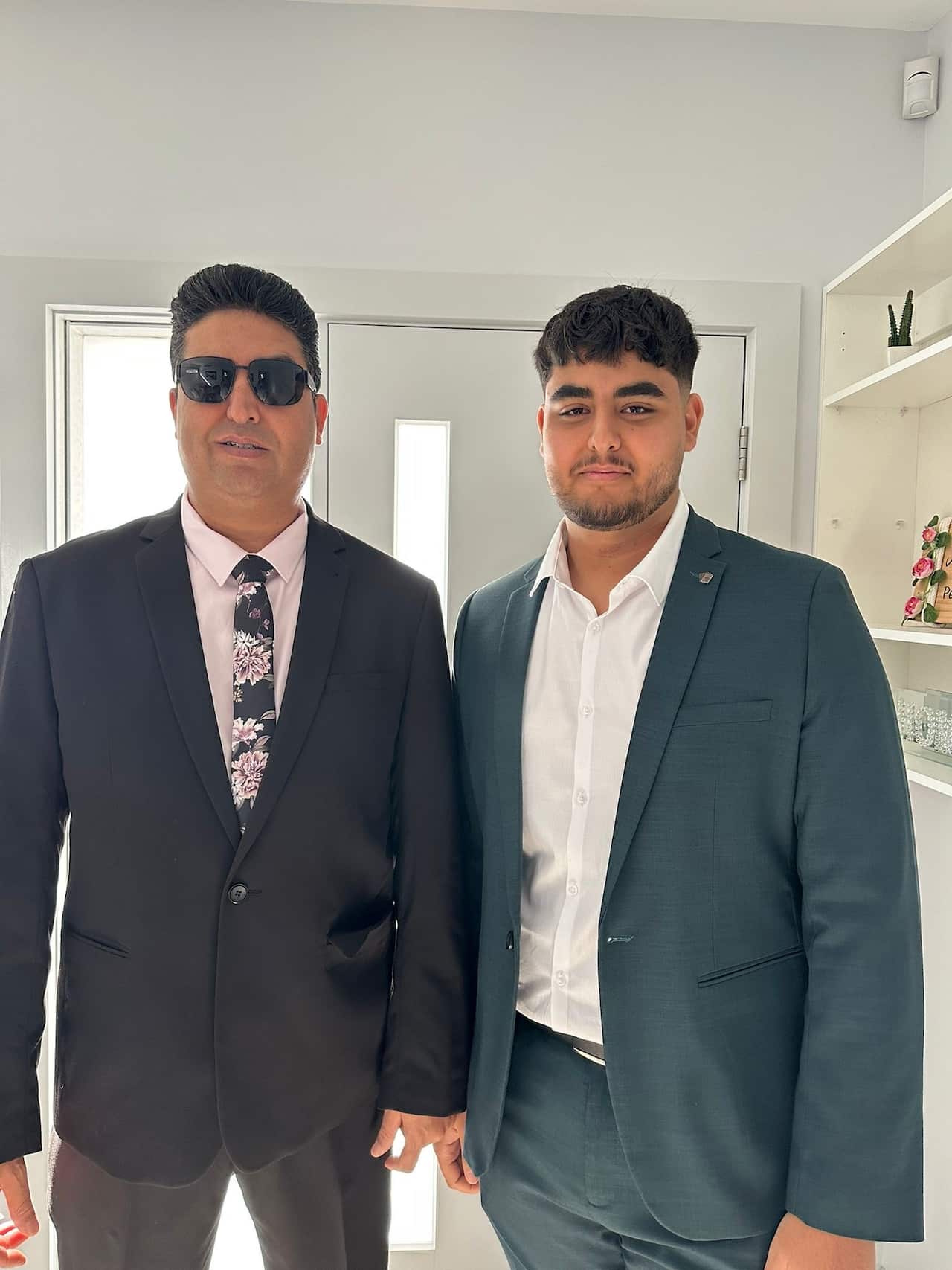 Ayman SAhlan with his son.jpg