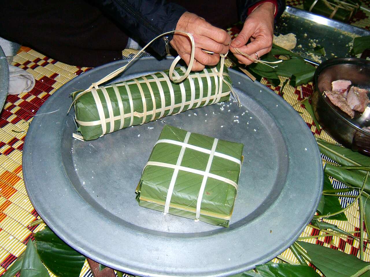 Bánh tày, a variation of Bánh chưng