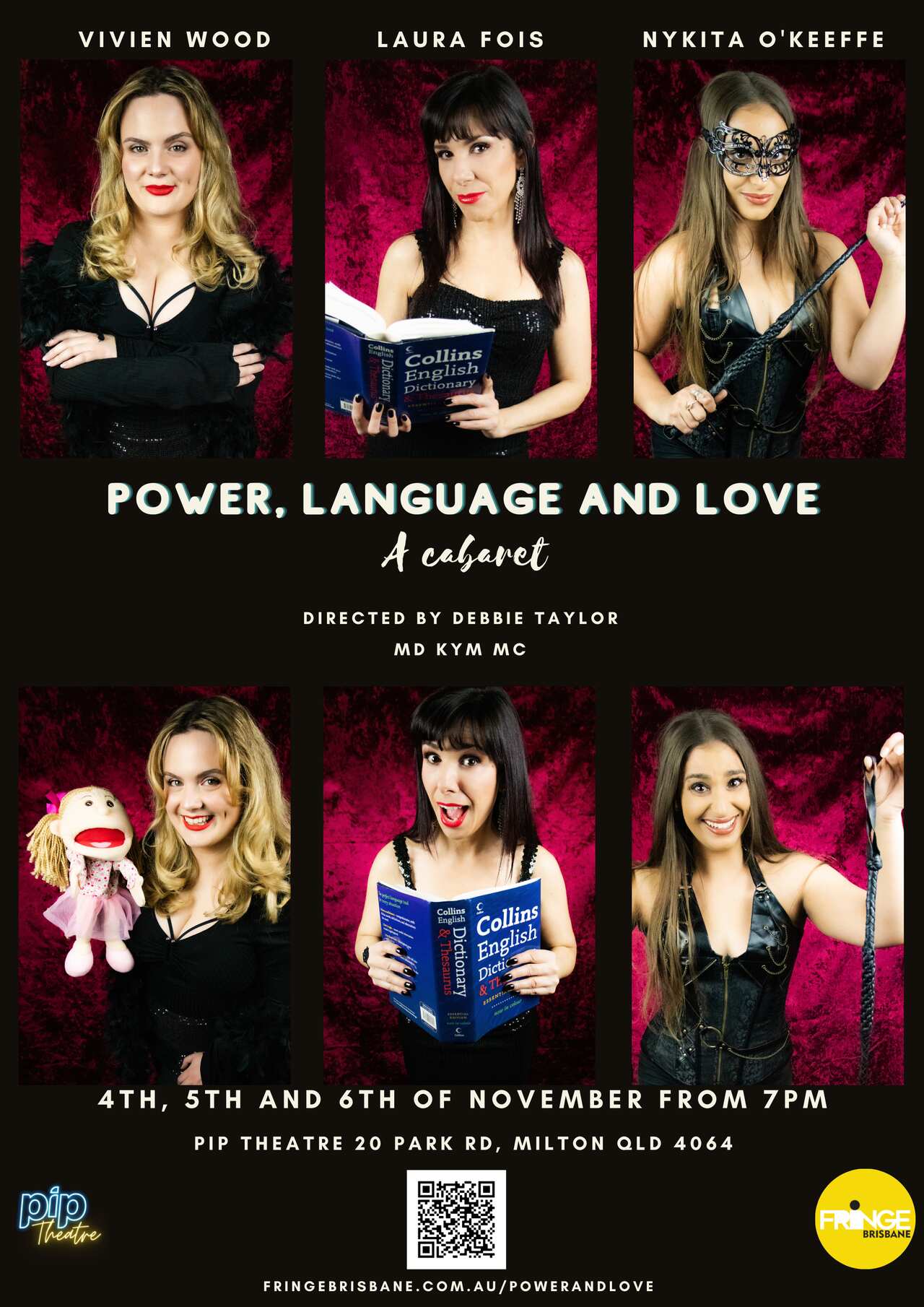 La locandina di Power, language and love.