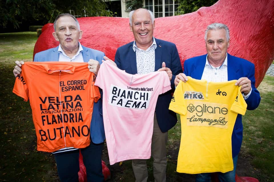 (L to R) Freddy Maertens, Johan De Muynck and Lucien Van Impe