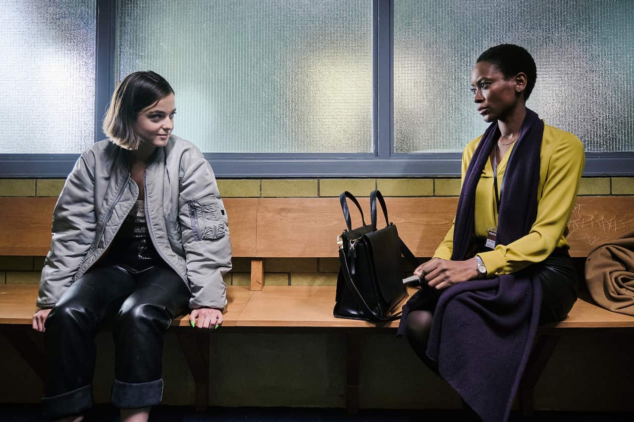 Talitha Campbell (Celine Buckens) and Cleo Roberts (Tracy Ifeachor).