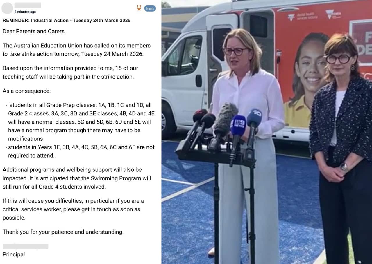 Victoria teacher strike