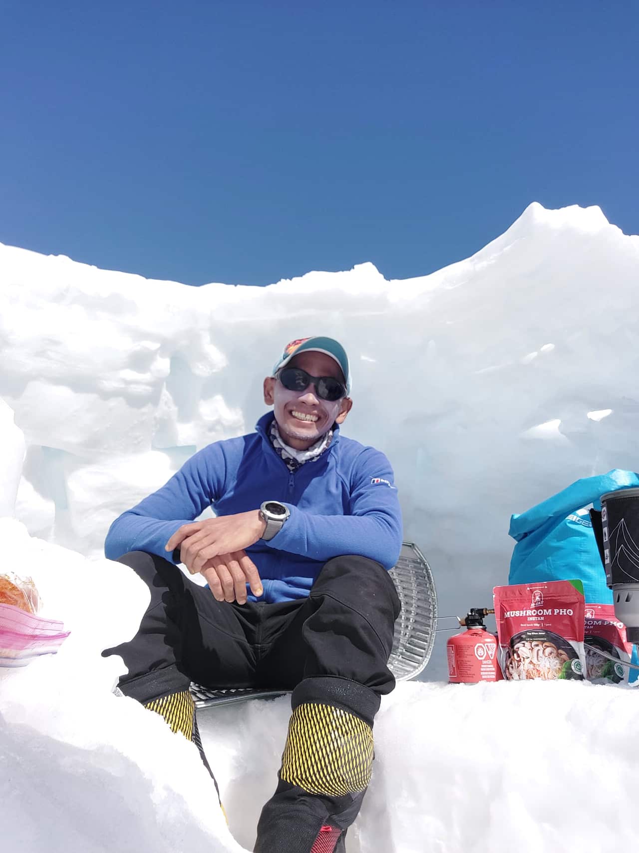 Fandhi Achmad resting