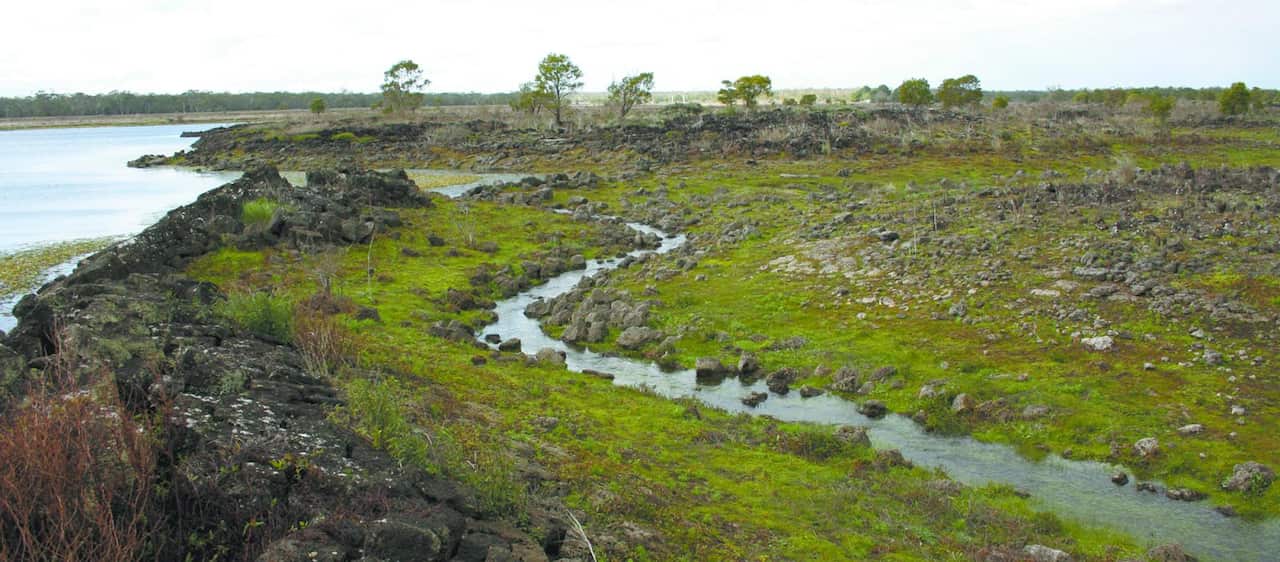 rocky and wet landscape of gunditjmara country