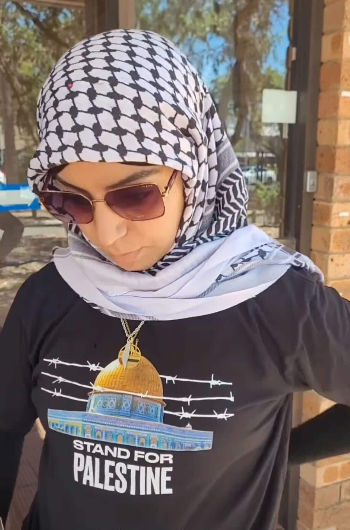 a woman wearing a hijab 