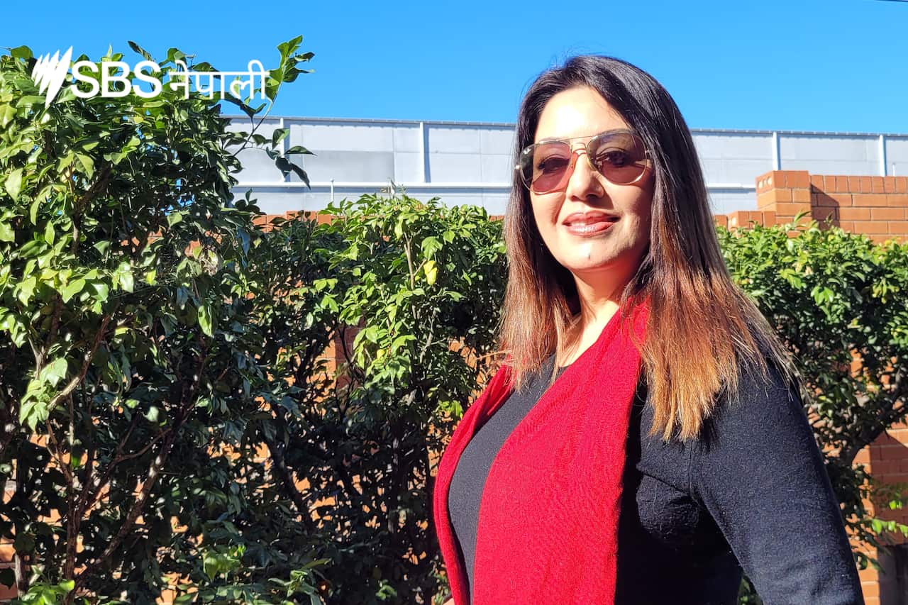 Karishma Manandhar in school uniform (from the movie Bagan).jpg