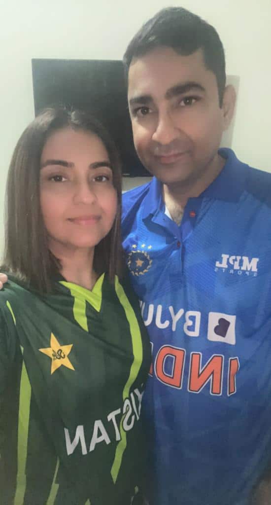 AAli and Annie preparing for Match