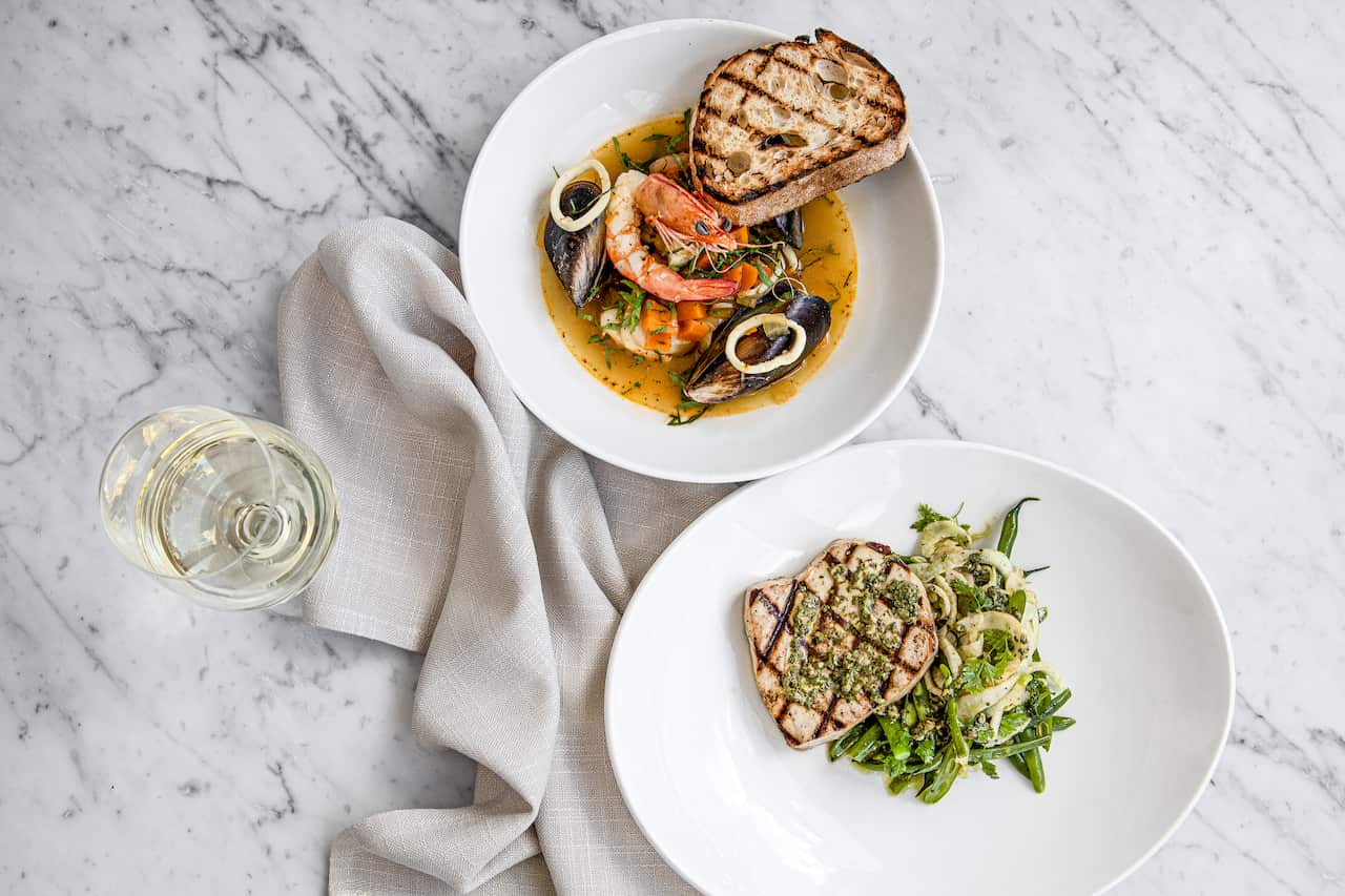 Rick Stein at Bannisters food