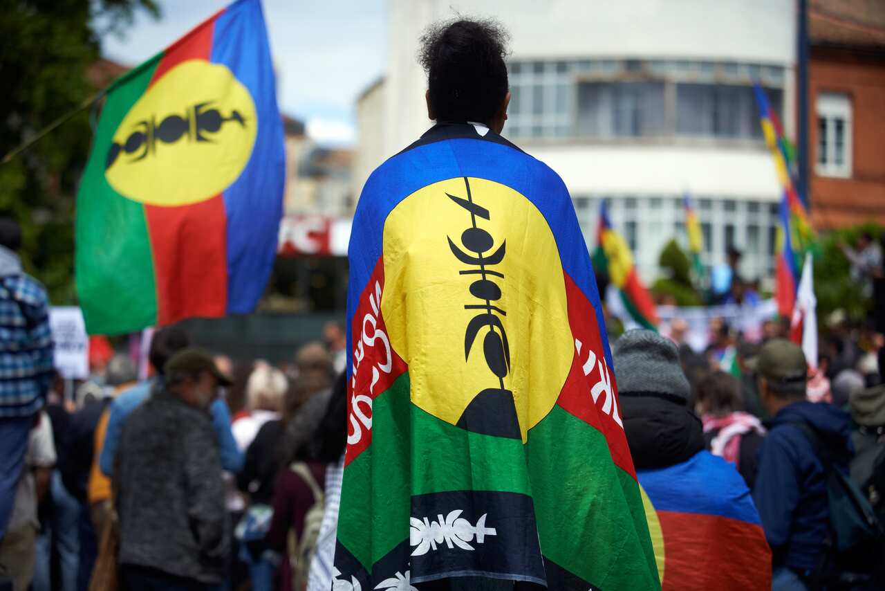 Toulouse: Kanaks Protest Against The Macron's Revision Of Electorate In New Caledonia