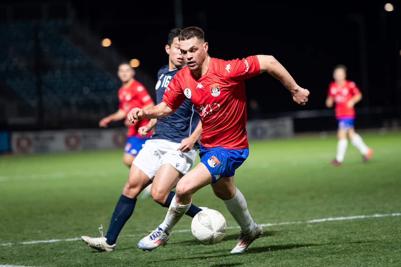 Melbourne Serbia defender Milos Ilic