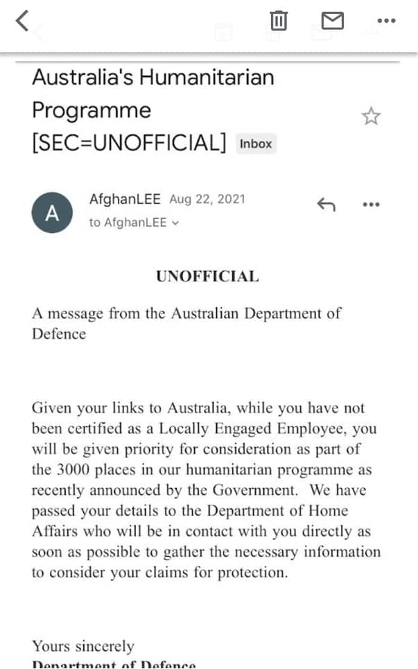 EMAIL AFGHAN REFUGEES 