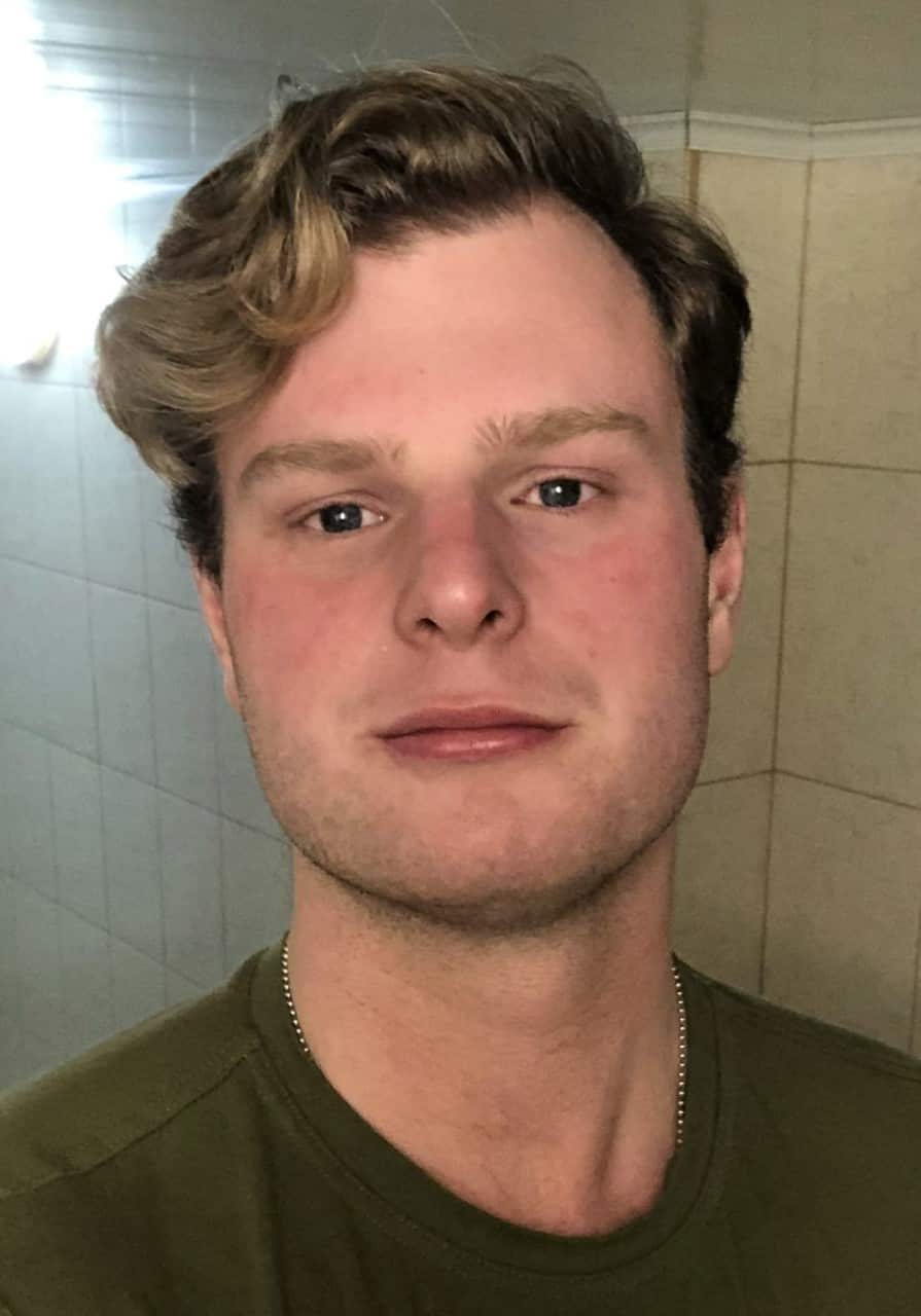 A headshot of a young man.