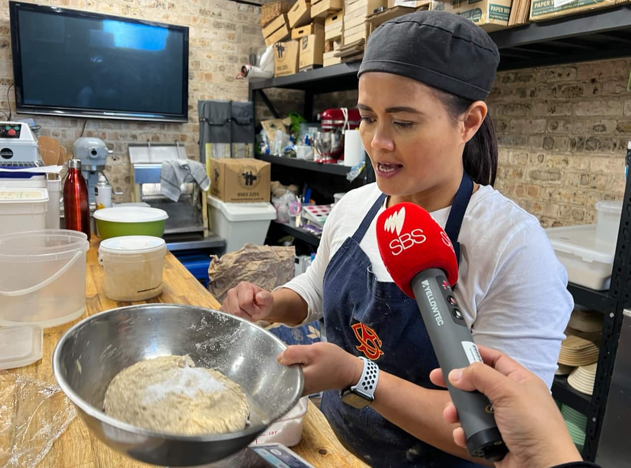 Jerrymay left her regular job as a chef to concentrate on her own sourdough bread business.