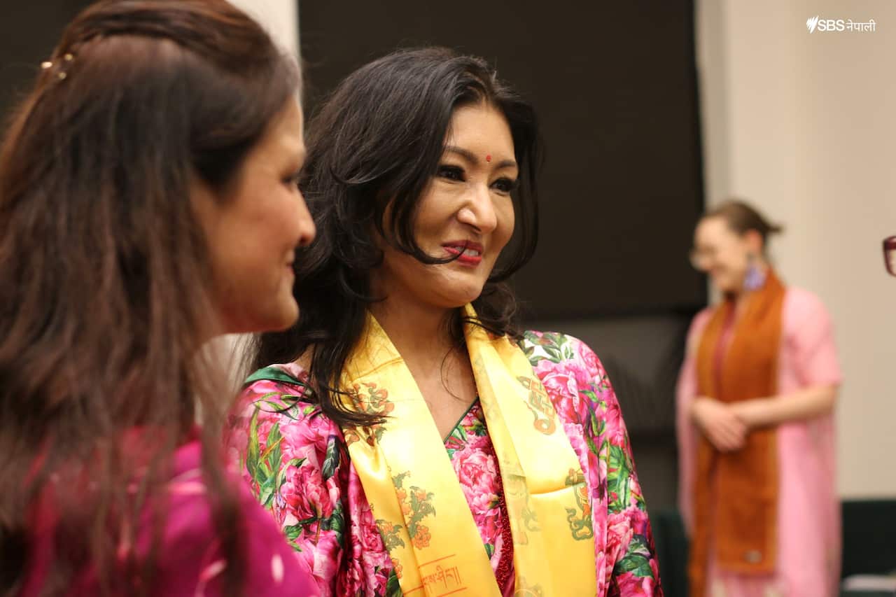 Nepal's former crown princess Himani Shah during her visit to Sydney, Australia. 