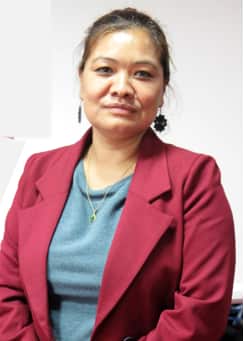 Women Forum for Women in Nepal President Gomawati Pun (Srijana).