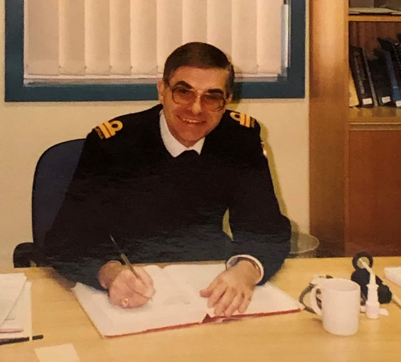 Furio Virant when he was working for the Royal Australian Navy.