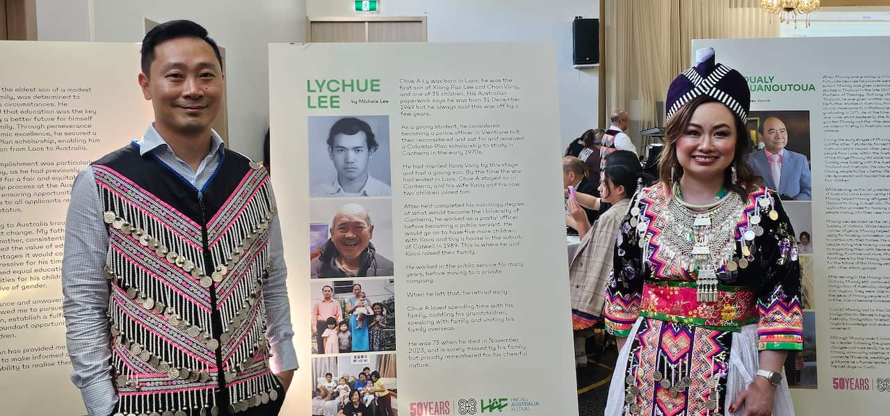 Moualy Mouanoutoua's son-in-law and daughter (SBS).jpg