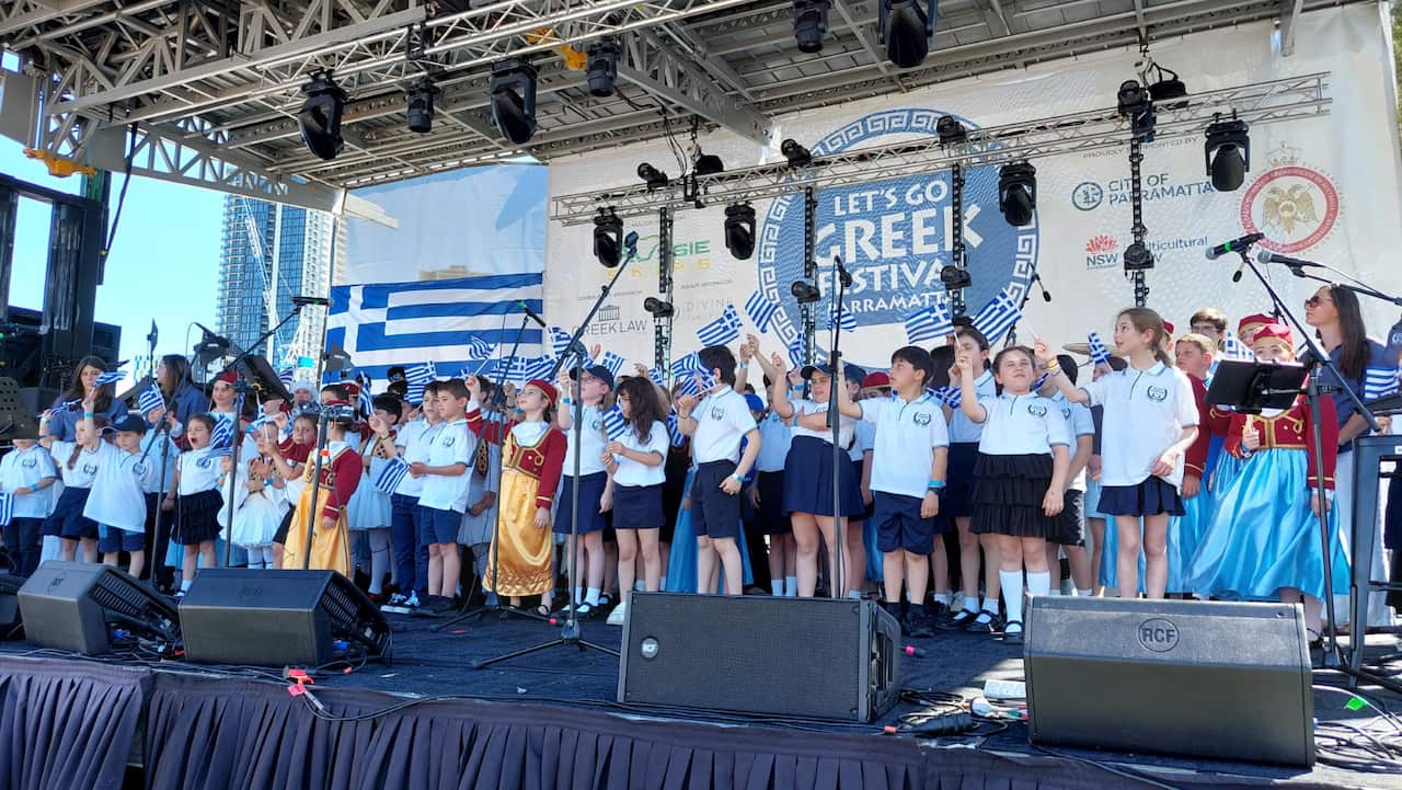 Δεκάδες παιδιά στο 11ο Let’s Go Greek Festival Parramatta / SBS Greek: Themi Kallos