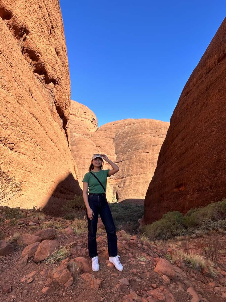 Chihiro Nagayama at Kata Tjuta National Park 