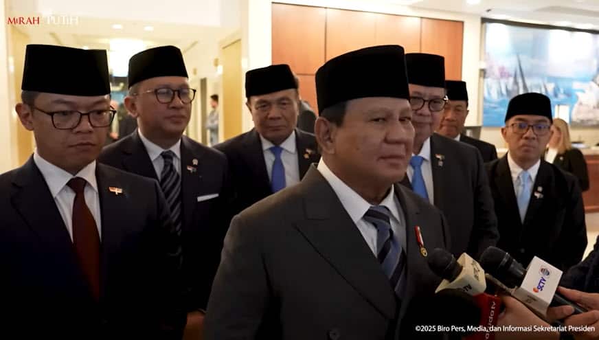 Prabowo pulang