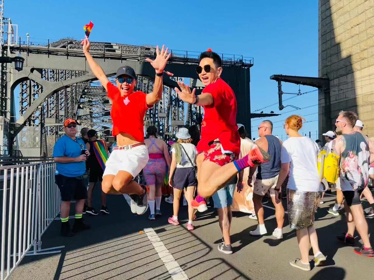 James Cai and his families in the Wrold Pride Parade 1.jpeg