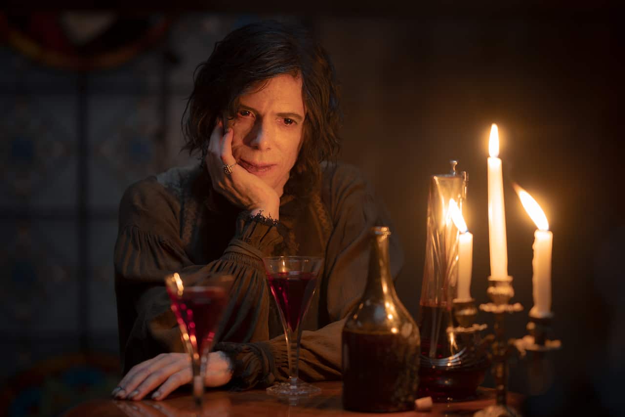 Damien Atkins as Magnus in 'The Vampire Lestat'.
