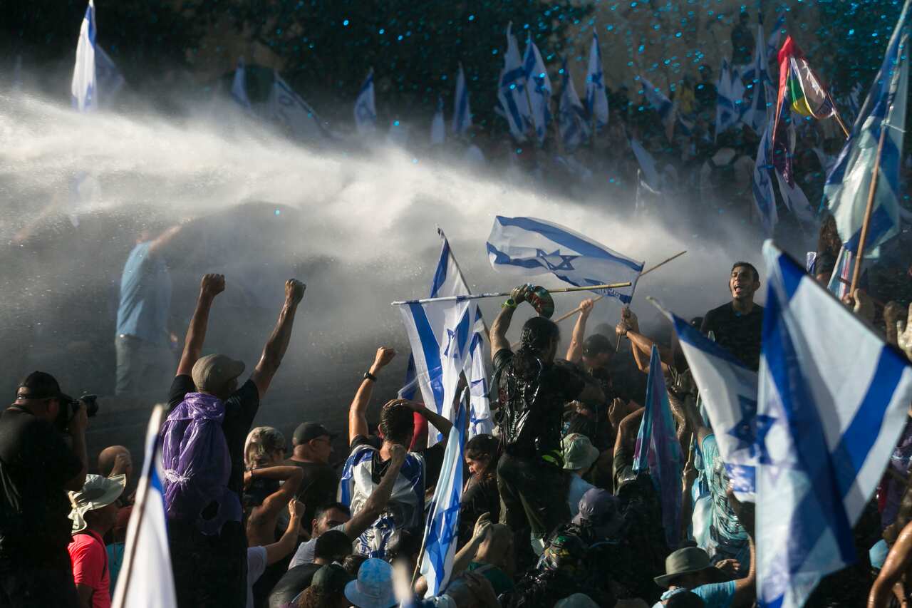 Knesset Vote On Judicial Bill Overhaul As Protestors Converge In Jerusalem