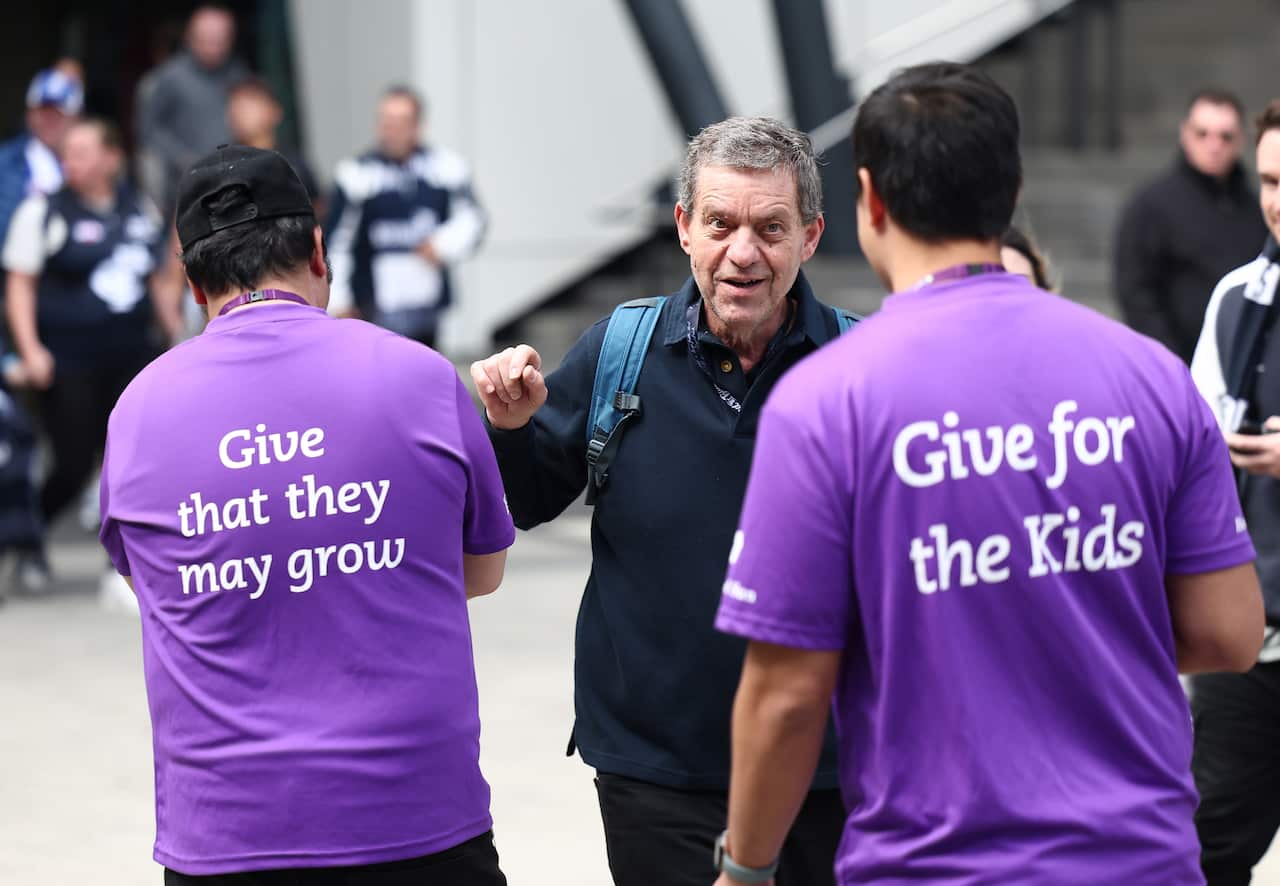 Fundraising at football