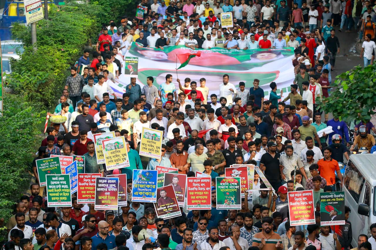Jubo Dal Protests Law and Order Issues in Dhaka - Bangladesh