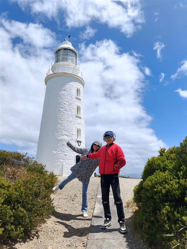 Michelle Chen with her son Ethan Peng