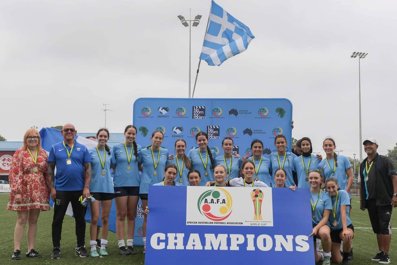 Greece winner of Women Multiculture communities World cup