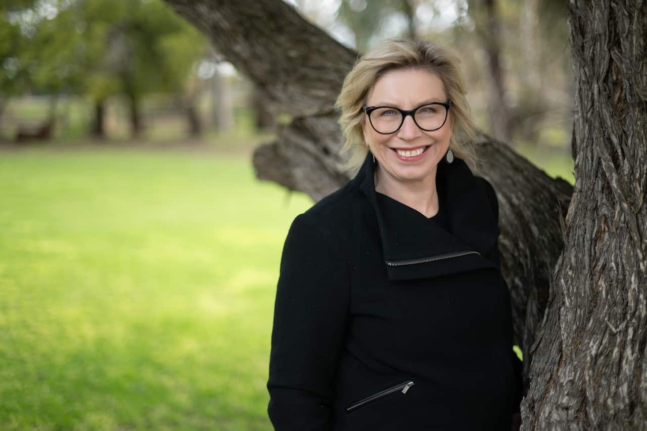 Rosie Batty at home on the Mornington Peninsula, Victoria.