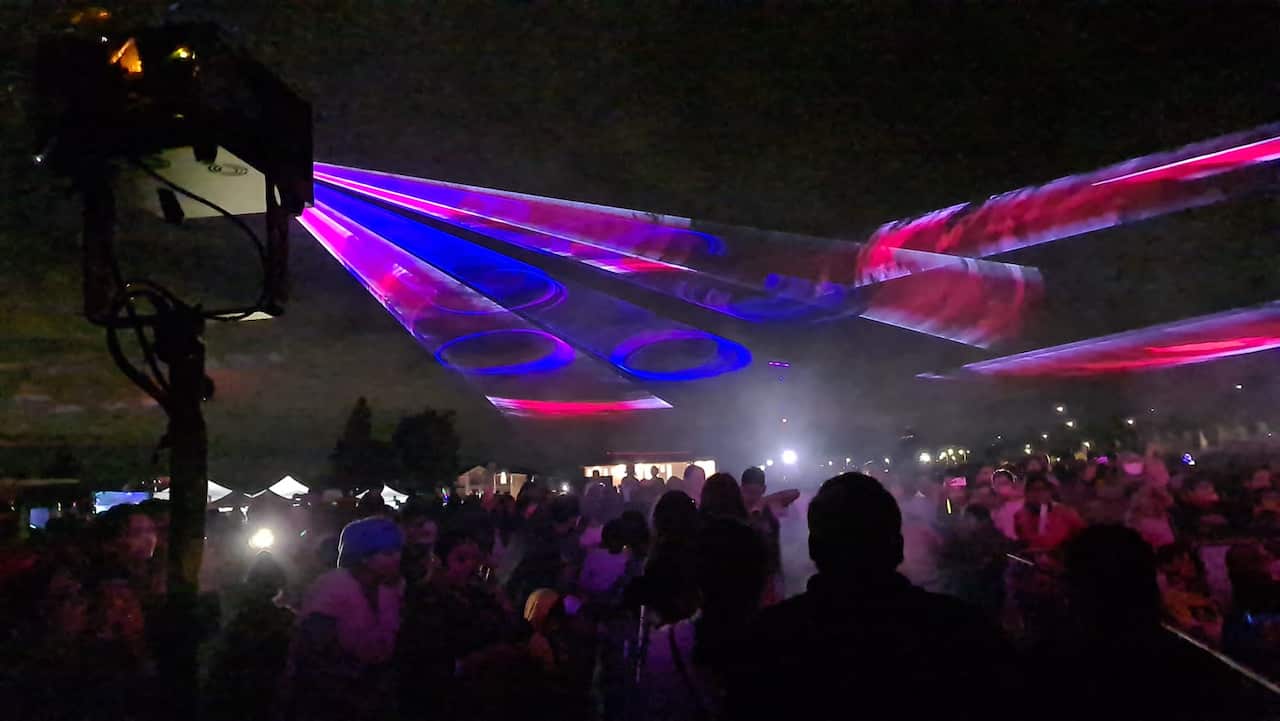 Diwali-themed laser light show 1 Source SBS Punjabi.jpg