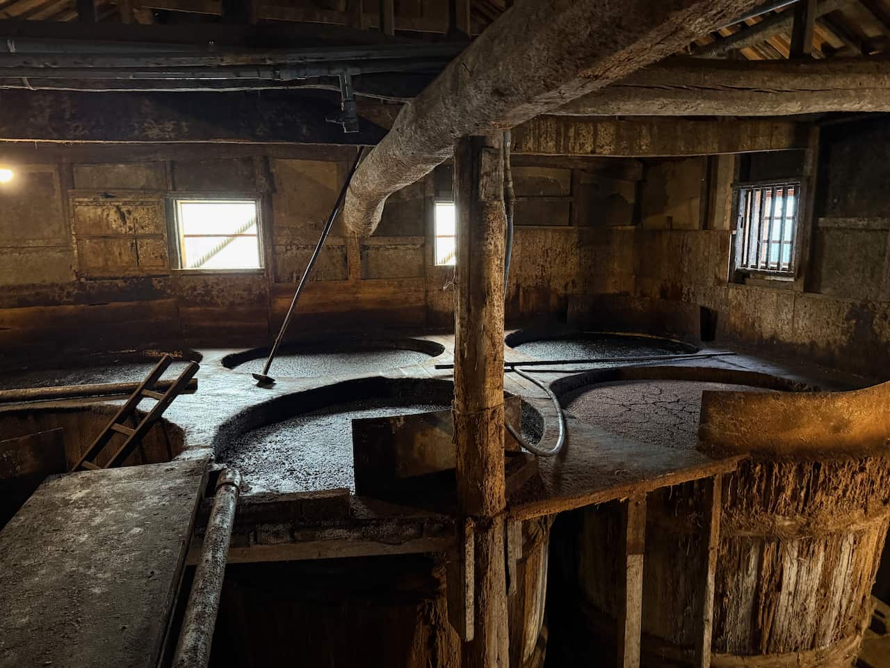 Barrels of fermenting soy sauce - Lee Tran Lam.jpeg