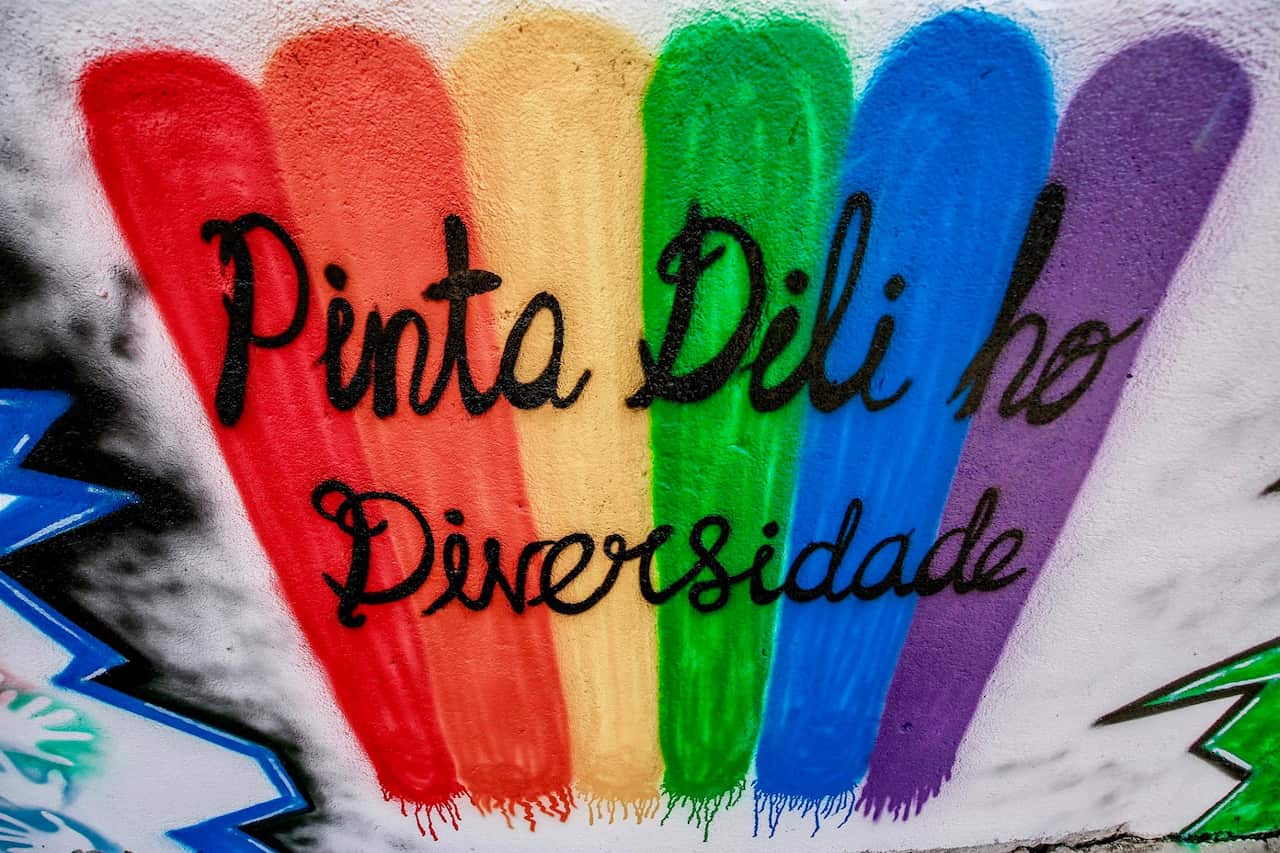 Pintura iha Cidade Dili hodi hatudu mos solidaridade ba komunidade LGBTIQ sira