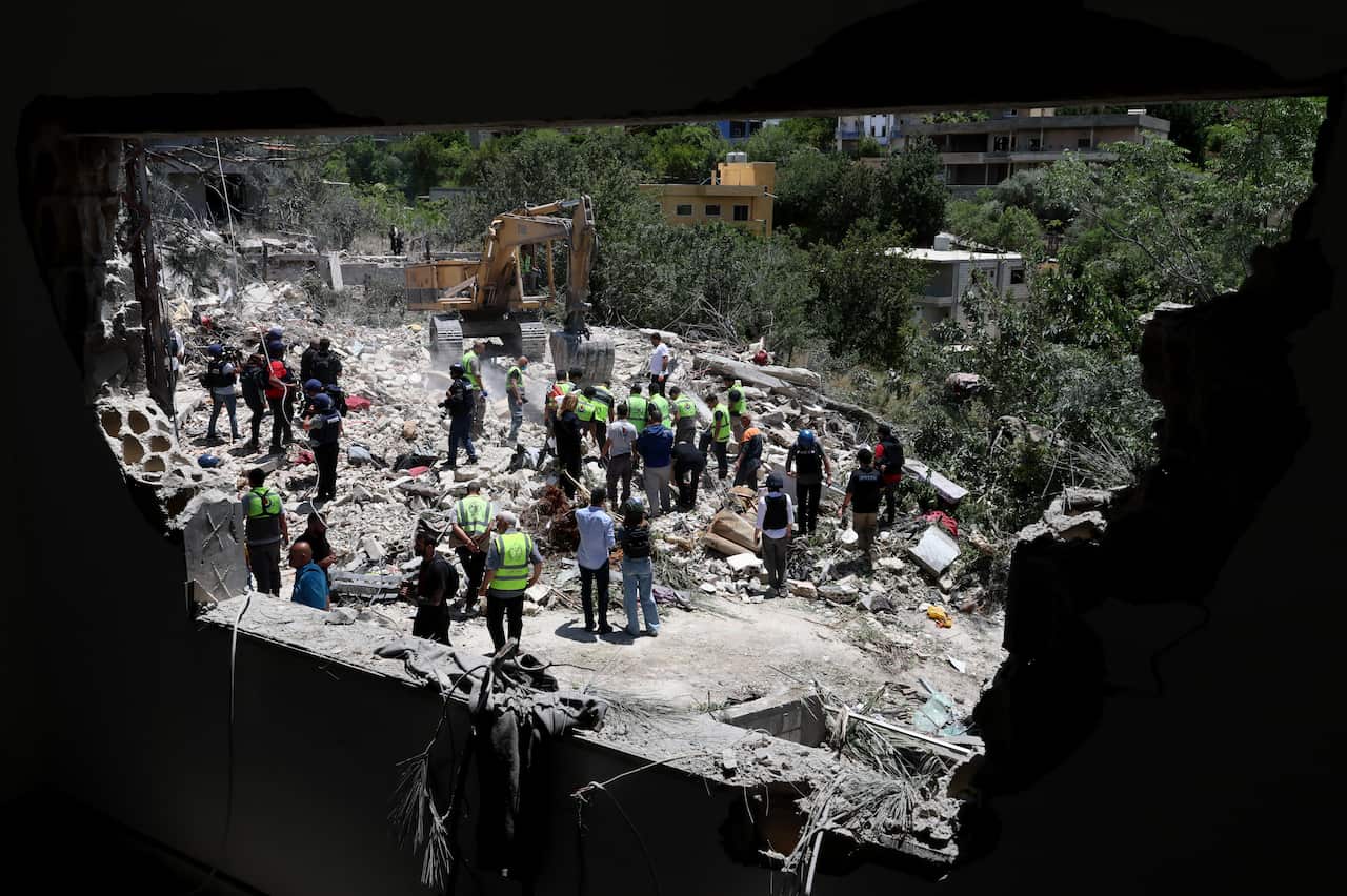 More than a dozen killed in Israeli airstrike in southern Lebanon
