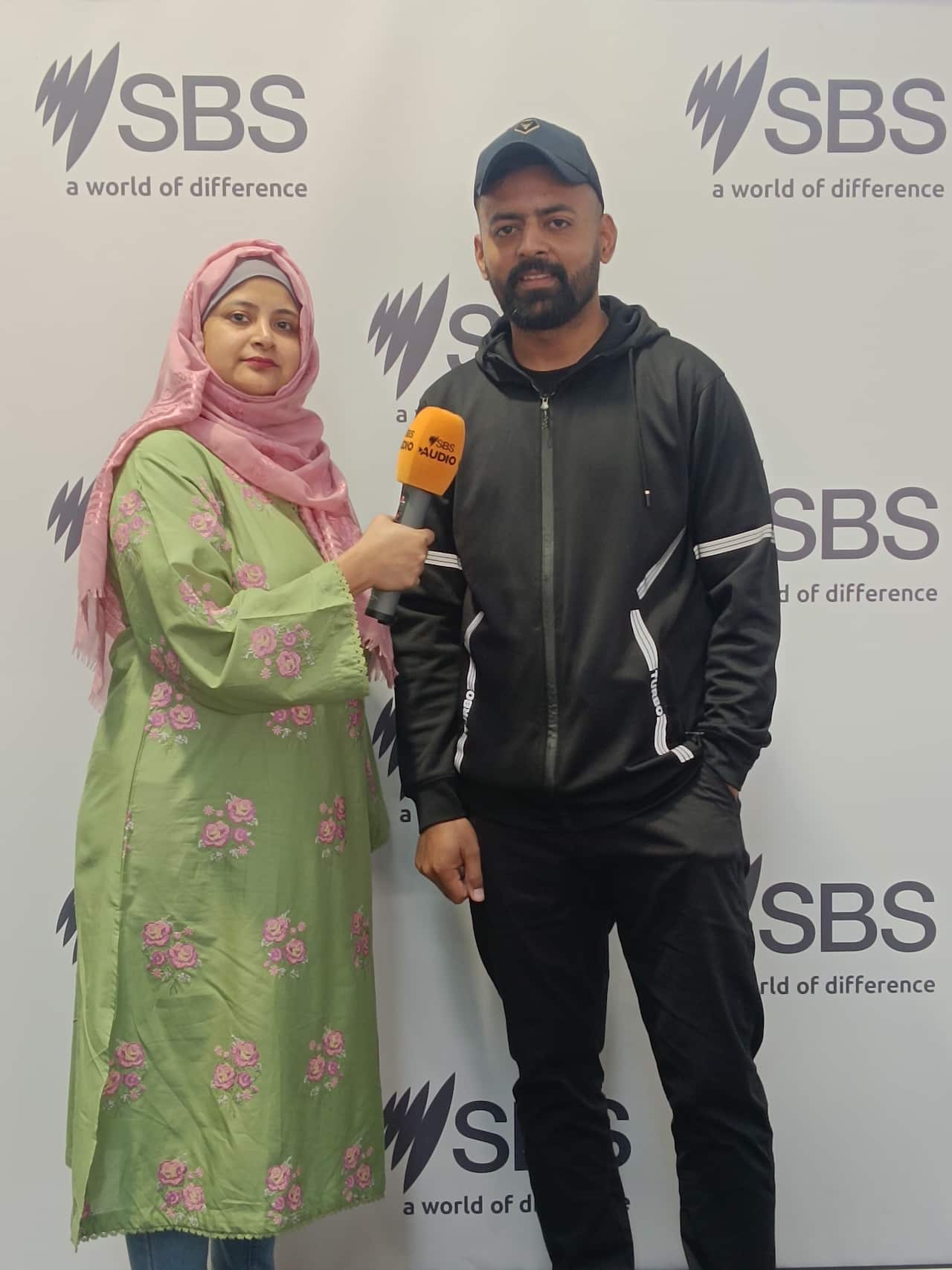 Food stall owner at Salam fest