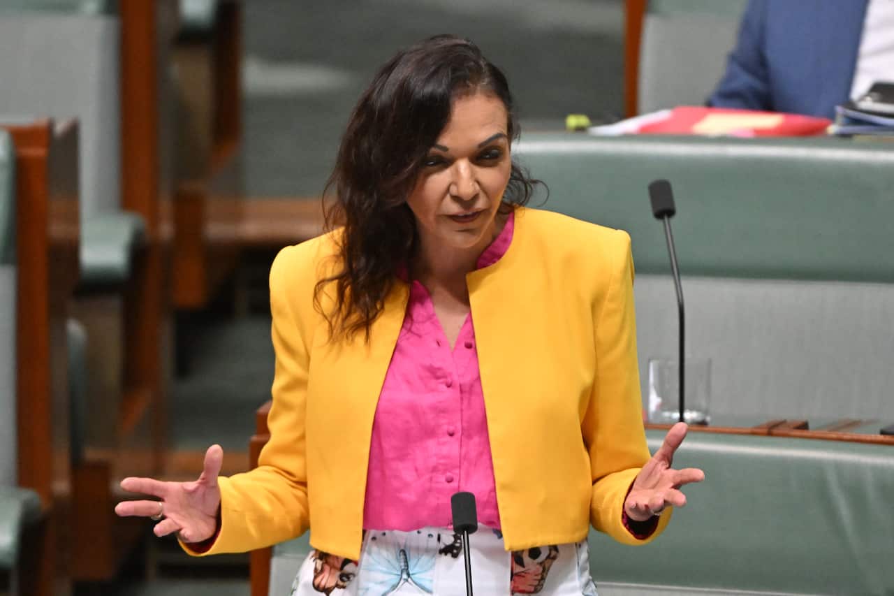 Anne Aly speaks in question time.