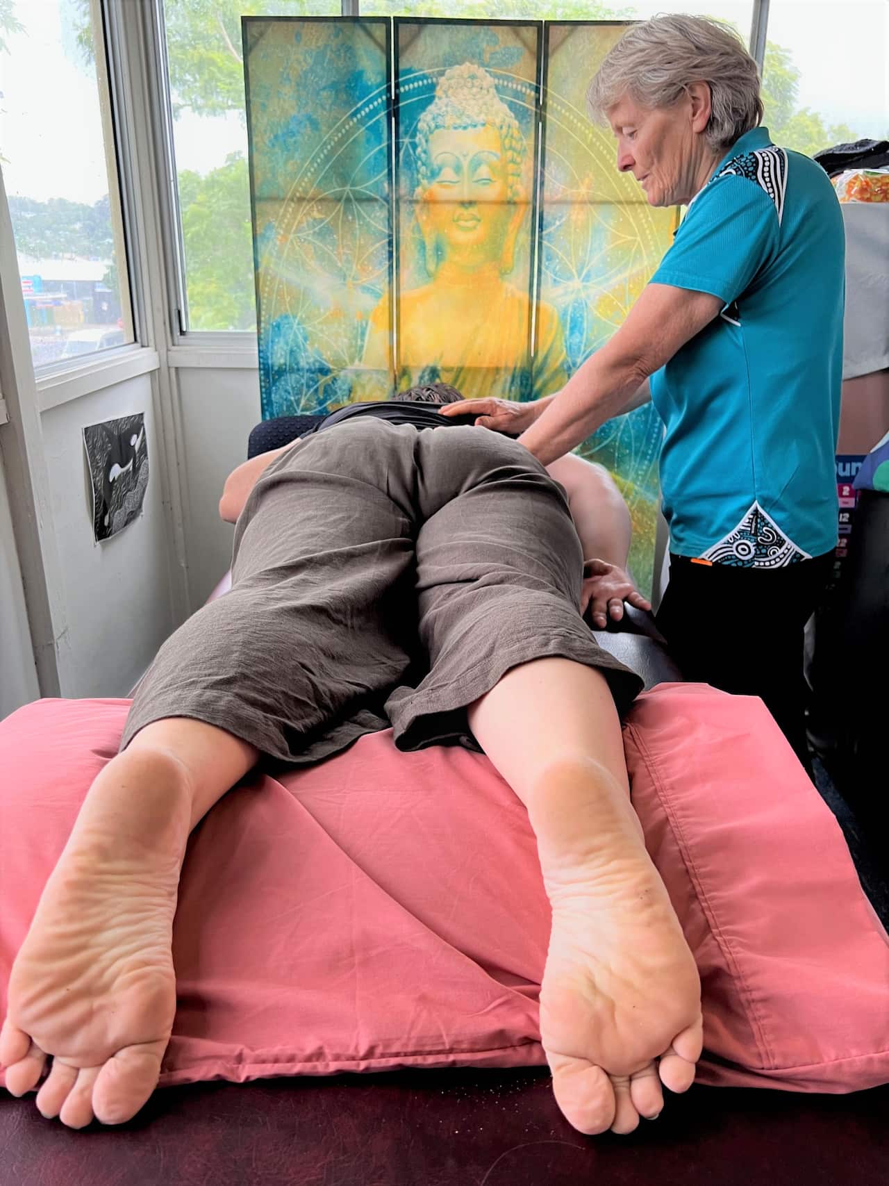 Massage therapy is also offered at the hub