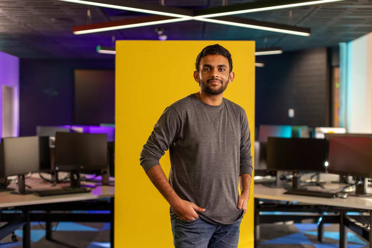 Janageeth Logeswaran is studying computers science at Flinders University in South Australia.