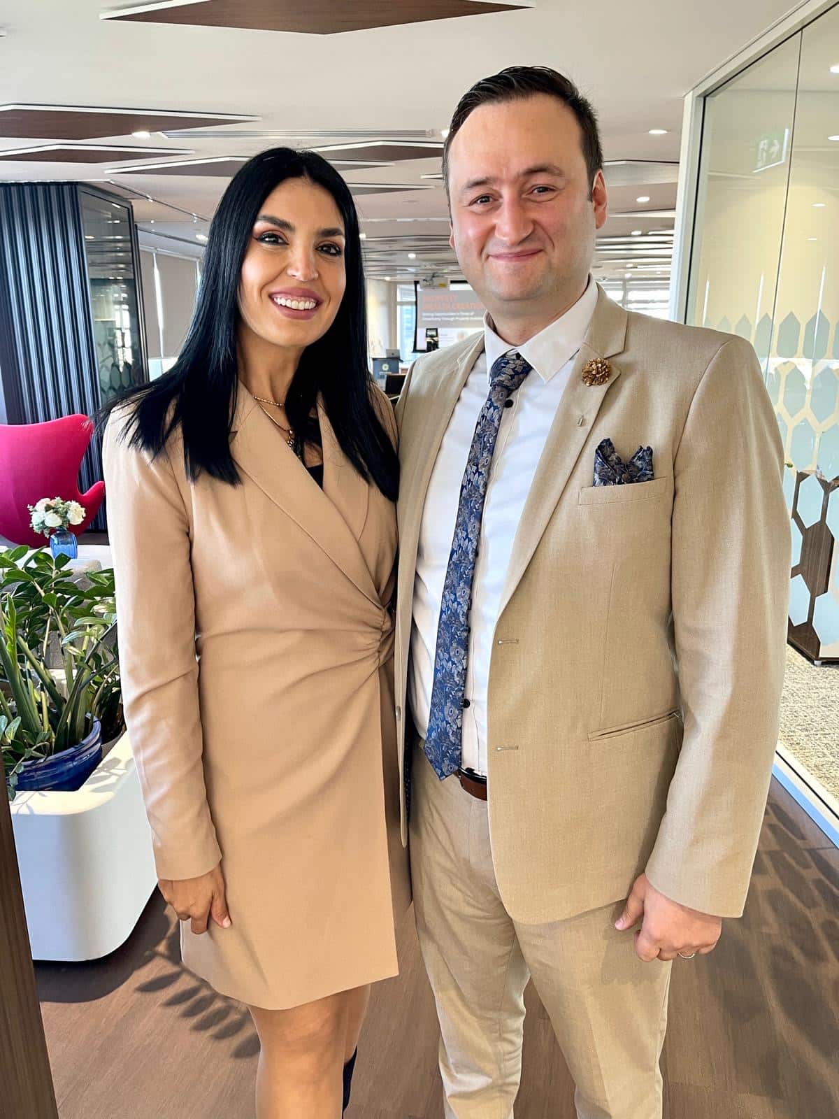 Yusef Murtada with his wife.JPG