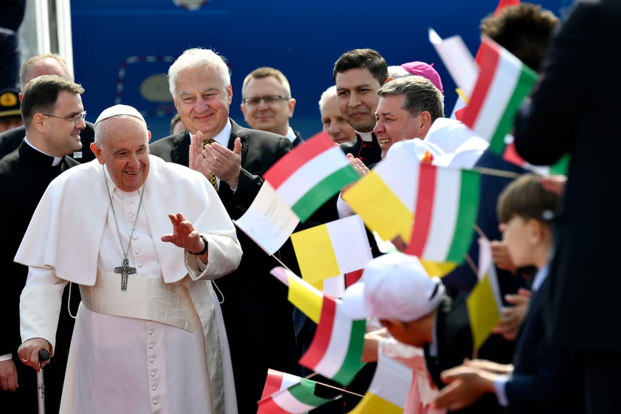 Pope Francis Visits Hungary - Day One
