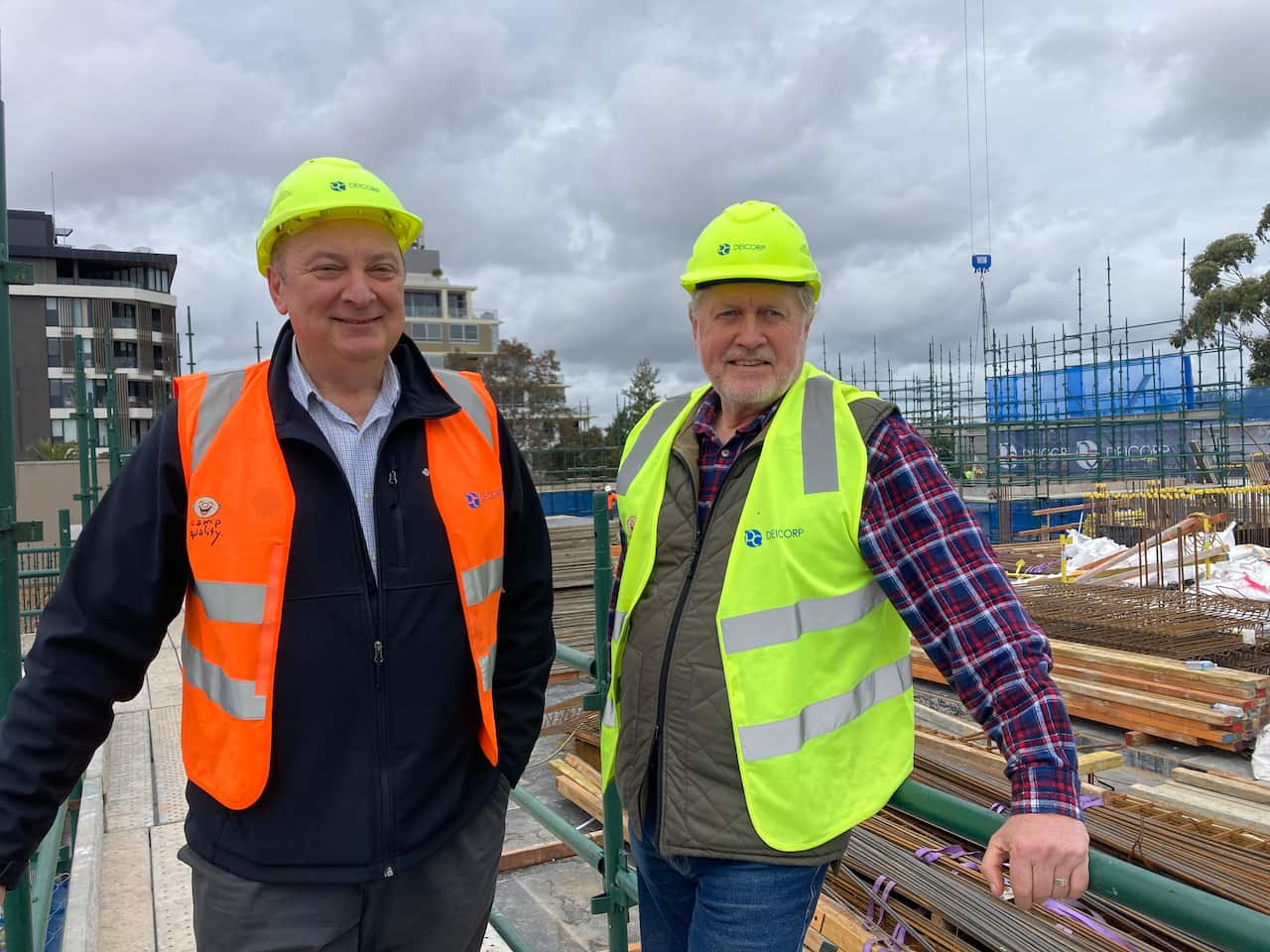 Richard Borysiewicz President of the Polish Club in Ashfield and Robert Borsak Treasurer of the club November 2022 SBS.jpeg