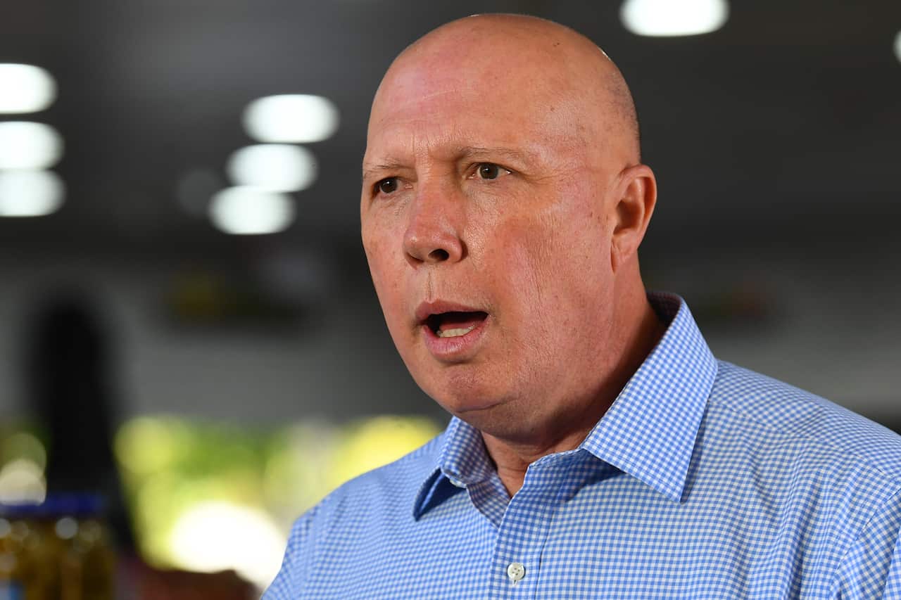 Opposition Leader Peter Dutton.