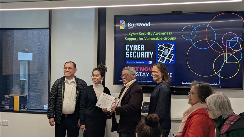 Cyber security awareness support for elderly