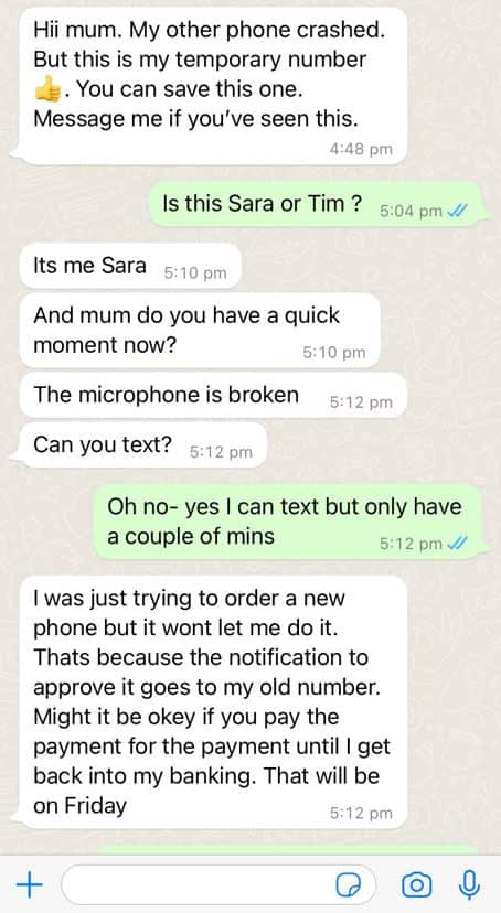 Hi Mum Scam